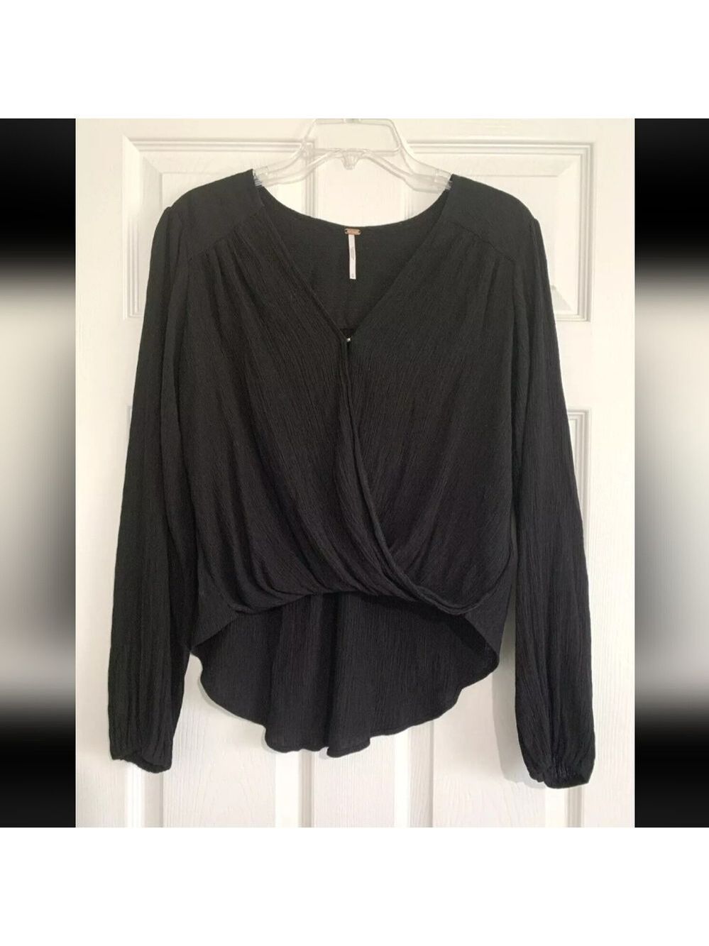 Free People Check On It Wrap Top Small Like New